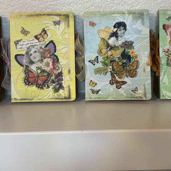 BUNDLE: 🦋🦋 Vintage Style Butterfly Journals/Diary (4 Books Total) 🦋🦋 - Picture 2 of 6